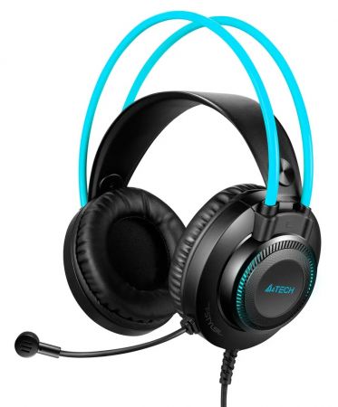Наушники с микрофоном A4Tech Fstyler FH200i Blue