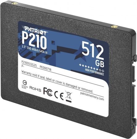 Накопитель SSD 512Gb Patriot P210S512G25