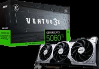 Видеокарта GeForce RTX 5060Ti 8Gb MSI Ventus 3X OC
