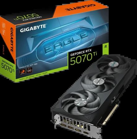 Видеокарта GeForce RTX 5070Ti 16Gb Gigabyte GV-N507TEAGLE OC-16GD
