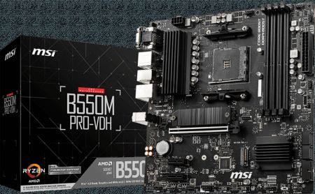 Материнская плата AM4 MSI B550M PRO-VDH