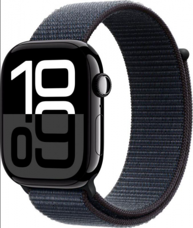 Смарт-часы Apple Watch Series 10 46 mm Jet Black Aluminum Case with Ink Sport Loop