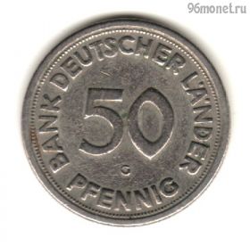 ФРГ 50 пфеннигов 1949 G
