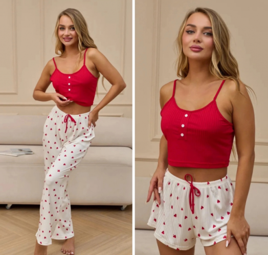 Пижама женская тройка 48549