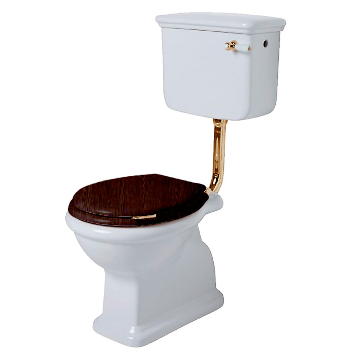 Унитаз напольный SIMAS Lante 385х58см с низким бачком с фурнитурой золото цена от 81 225 ₽ Фото Унитаз напольный SIMAS Lante 385х58см с низким бачком с фурнитурой золото