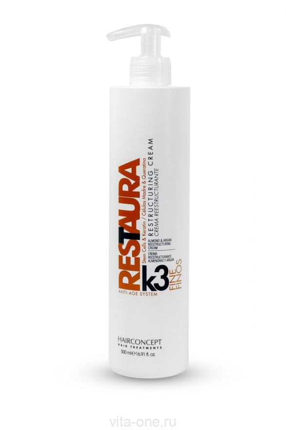 Восстанавливающие сливки/крем RESTAURA  К3 HAIR CONCEPT 500мл