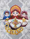 Полотенце кухонное "Три Матрёшки"