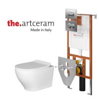 Инсталляция Artceram с унитазом Ten 700.101.01 цвет белый схема 1
