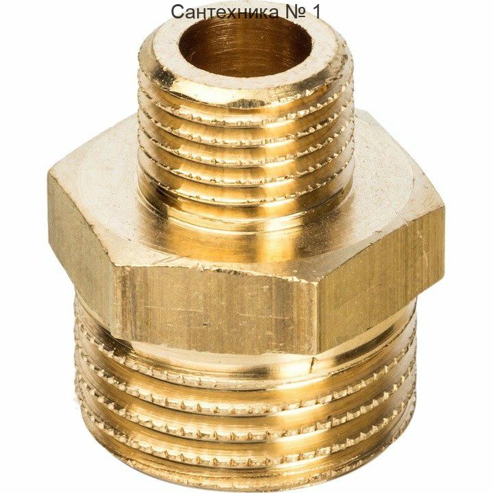 Ниппель НН переходной 1/2х1/4 STOUT