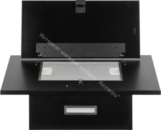 Вытяжка каминная Elikor Коралл 60П-430-К3Д, чёрный (152187)