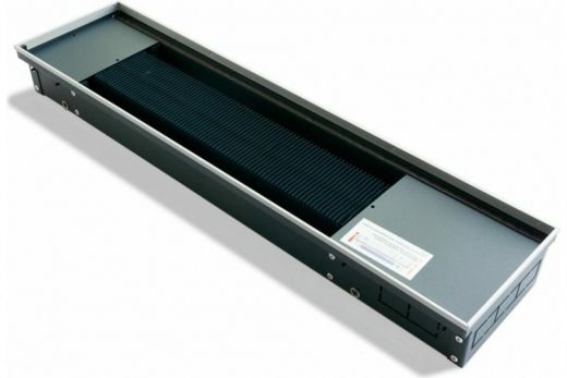 Конвектор внутрипольный водяной KVZV 350-120-1600 с принудительной конвекцией Technowarm