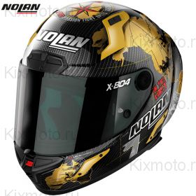 Шлем Nolan X-804 RS Ultra Carbon Carlos Checa Gold Replica