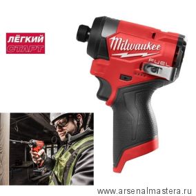 Легкий старт: Аккумуляторный винтоверт M12 FUEL 1 / 4 дюйм FID2-0 Milwaukee 4933479876