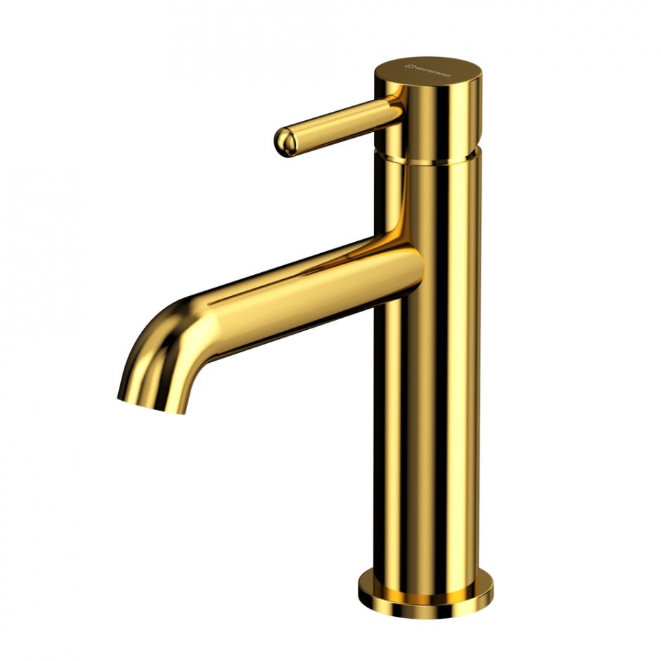 Изображение Однорычажный смеситель для раковины WHITECROSS Y Y1211GL золотого цвета