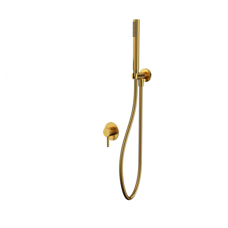 Изображение Душевая система скрытого монтажа WHITECROSS Y YSET02GLB золото браш