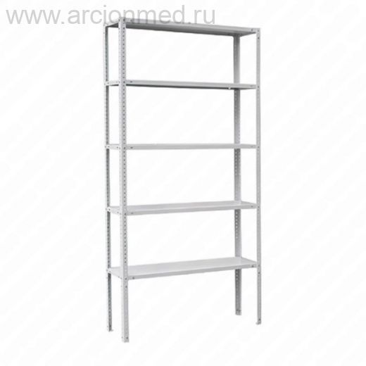 Стеллаж медицинский (1000х600х2000) металлический