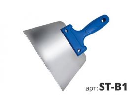 Зубчатый Шпатель для Нанесения Клея Stmdecor ST-B1 18см для Напольных Покрытий
