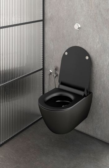 Унитаз подвесной GSI PURA 881604 Swirlflush, для крепежа FISR2, Agave Matte схема 7