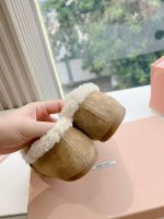 Лоферы MIU MIU Premium с мехом
