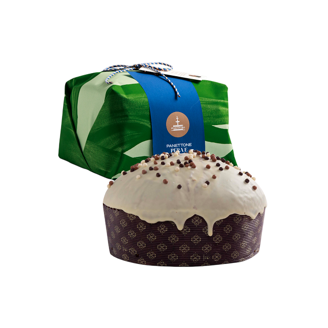 Панеттоне Груша и шоколад 750 г, Panettone Pera e cioccolato Fiasconaro 750 g