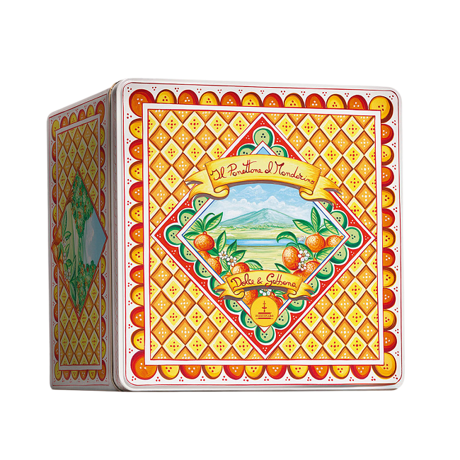 Панеттоне мандариновый Dolce Gabbana Fiasconaro 1000 г, Panettone al mandarino 1000 g