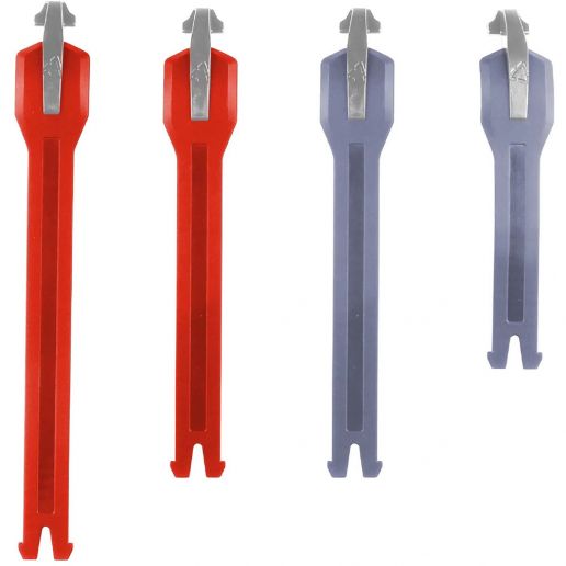 Стрепы к мотоботам Leatt 5.5 FlexLock Strap Kit Graphene/Red (2026)