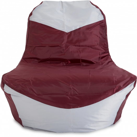 Кресло-мешок Классическое  Бордовый и серый