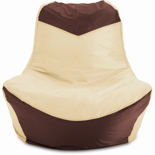 Кресло-мешок Классическое  Бежевый и коричневый