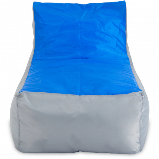 Кресло-мешок Кушетка  Серый и синий