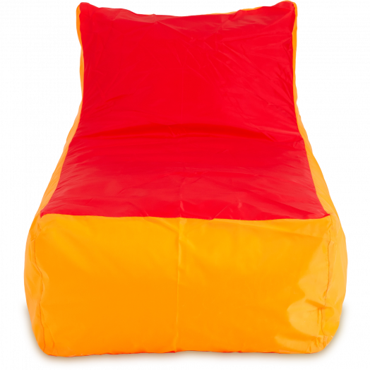 Кресло-мешок Кушетка  Оранжевый и красный