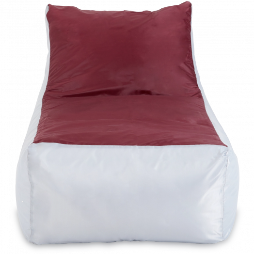 Кресло-мешок Кушетка  Серый и бордовый