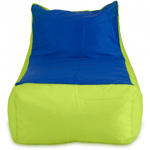 Кресло-мешок Кушетка  Лайм и синий