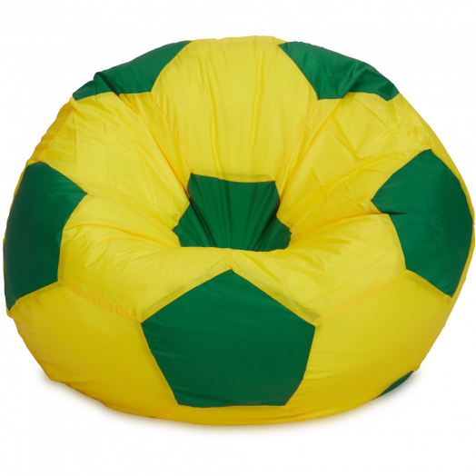 Кресло-мешок Мяч  Желтый и зеленый