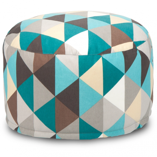 Пуфик мягкий Таблетка  Жаккард Ромб