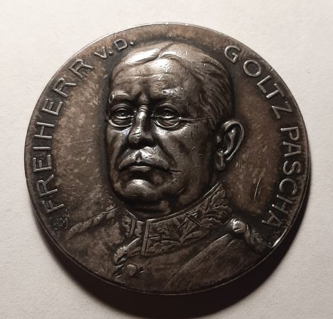 медаль 1 талер 1914 - 1915 RARE Германия Турция Османская империя UNC Серебро