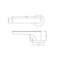 Дверная ручка Lockstyle Ellipse ZR схема
