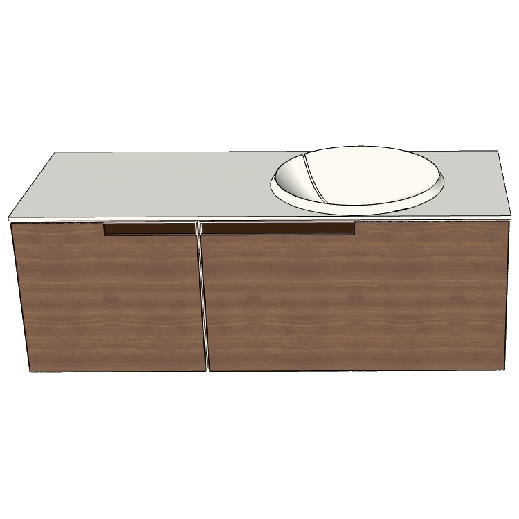 Модульный комплект мебели с раковиной Antonio Lupi ATELIER ФОТО