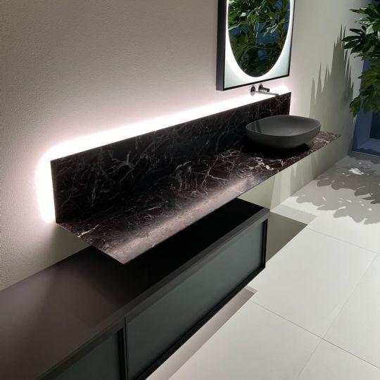 Модульный комплект мебели с раковиной Antonio Lupi BEMADE1 схема 2 Модульный комплект мебели с раковиной Antonio Lupi BEMADE1 схема 2