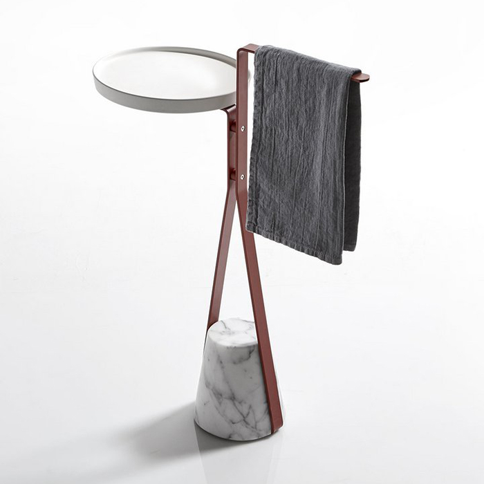 Полотенцедержатель с полочкой Antonio Lupi Halo HALO4A