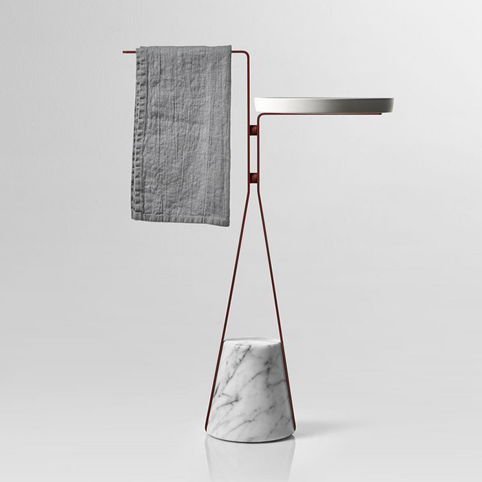 Полотенцедержатель с полочкой Antonio Lupi Halo HALO4A ФОТО