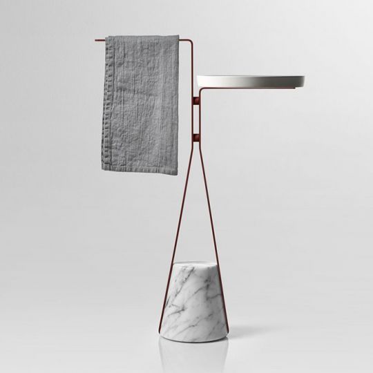 Полотенцедержатель с полочкой Antonio Lupi Halo HALO4A схема 4