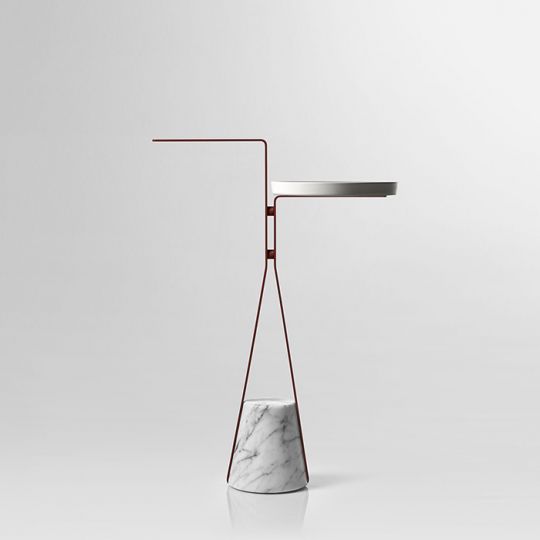 Полотенцедержатель с полочкой Antonio Lupi Halo HALO4A схема 5