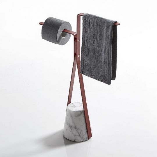 Высокий полотенцедержатель Antonio Lupi Halo HALO3A напольный схема 4