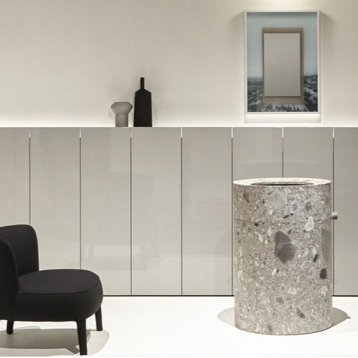 Колонна подвесная Antonio Lupi ALBO5136W.DX GRIGIO SMOG LUCIDO5 1 дверка