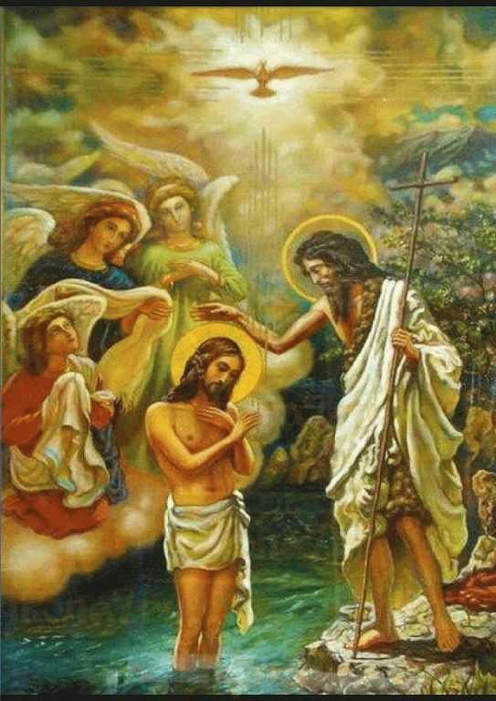 Крещение Господне (рукописная)