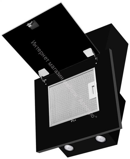 Вытяжка Weissgauff GAMMA 50 PB BL чёрный