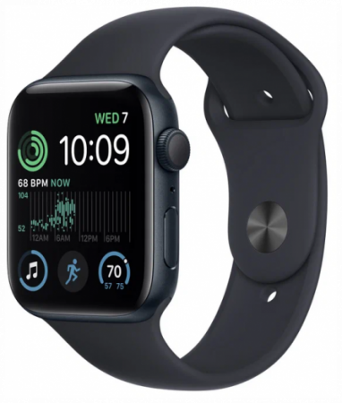 Apple Watch Series SE Gen 2 2023 44 мм midnight Sport Band S/M