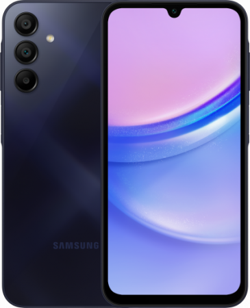 Смартфон Samsung Galaxy A15 4G 4/128 ГБ, Dual nano SIM, темно-синий EU