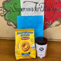 Корзина подарочный набор кофейный Кофе и печенье