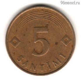 Латвия 5 сантимов 1992